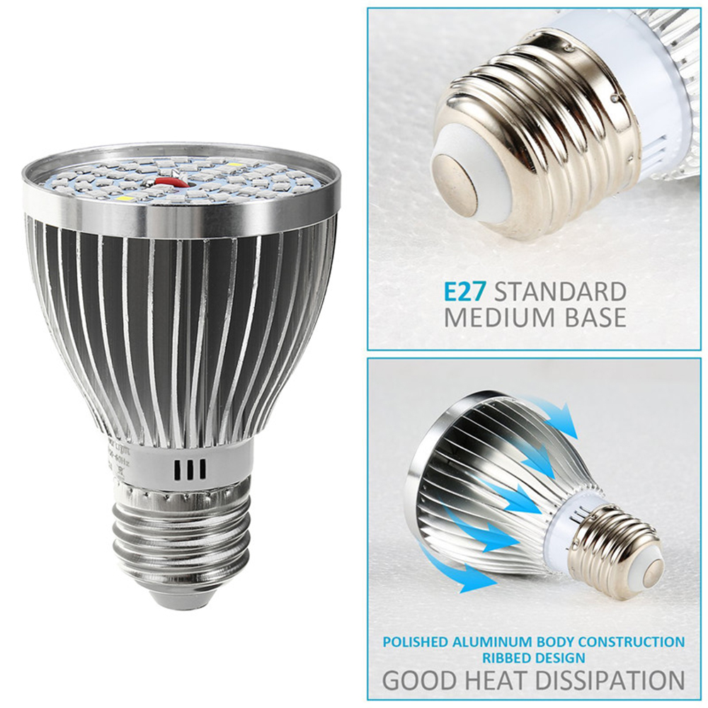 Aquarium Planted Soil - หลอดไฟ Grow E27 60W 2835 SMD