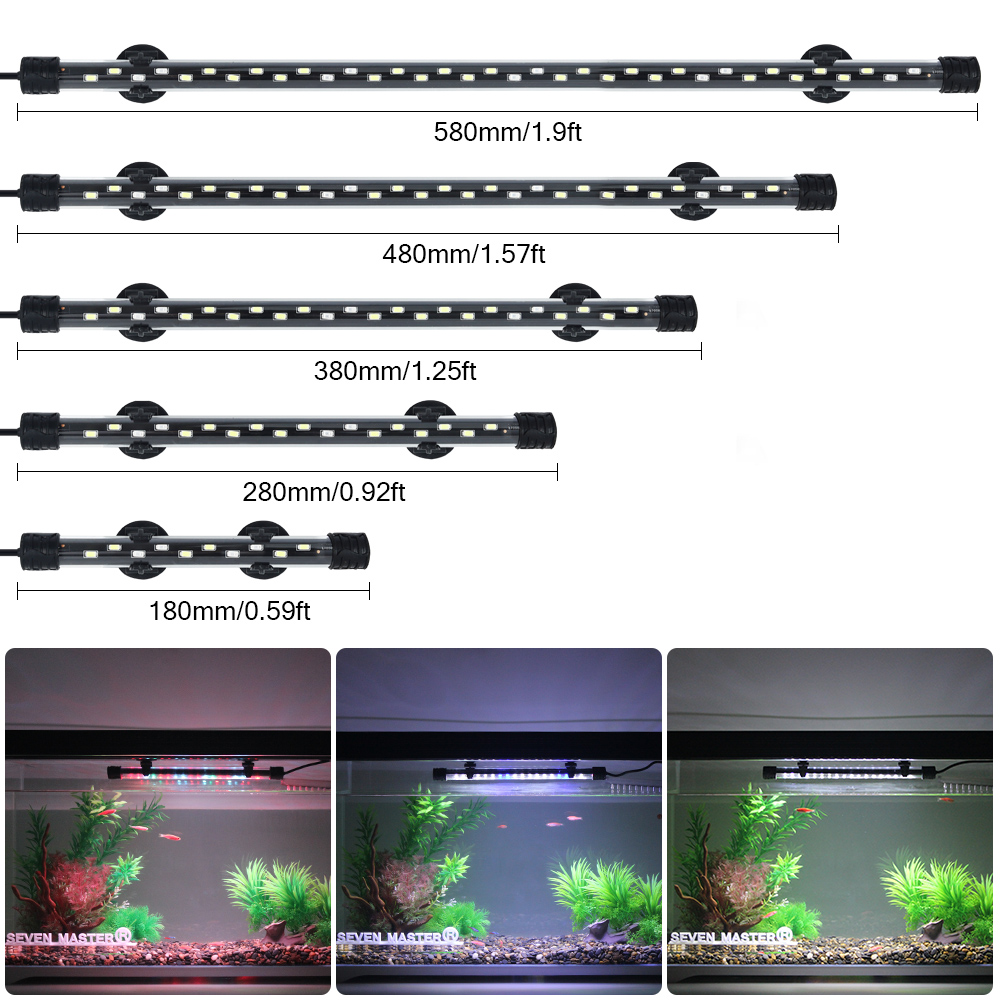 Aquarium Planted Substrate - Aquarium Light LED Plant Grow โคมไฟกันน้ําถังปลา
