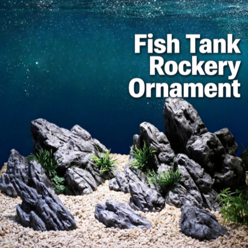 Aquarium Planted Tank Setup - ของตกแต่งตู้ปลา หินจำลอง ภูเขาจำลอง ตกแต่งตู้ปลาขนาดเล็ก อุปกรณ์ตกแต่งตู้ปลา จัดสวนใต้น้ำ