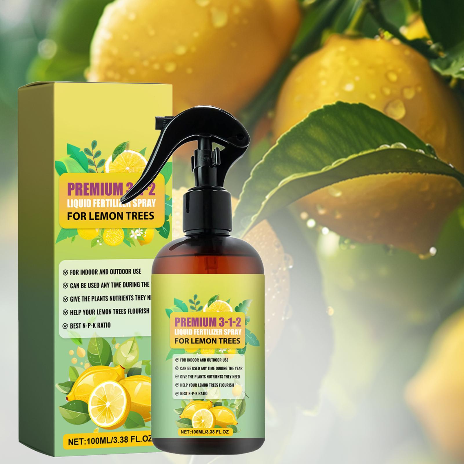 Liquid Fertilizer All In - สเปรย์น้ำยาบำรุงต้นมะนาวเข้มข้น สำหรับการเจริญเติบโตที่แข็งแรงของต้นส้มและมะนาวทุกชนิด