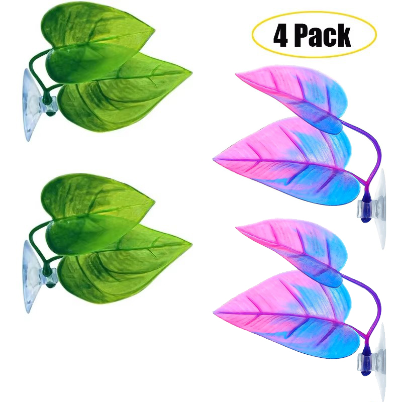 Planted Aquarium Materials - เปลญวนใบปลา Betta จําลองที่อยู่อาศัยตามธรรมชาติสําหรับการวางไข่ Betta การเพาะพันธุ์พักผ่อนเตียงตกแต่งตู้ปลา