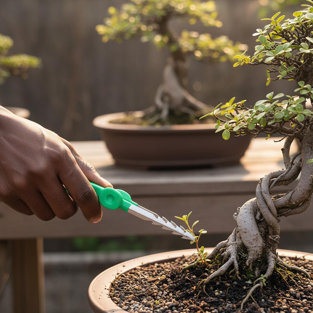 Planted Clip Tweezers - ที่หนีบถอนวัชพืชสำหรับสวนกลางแจ้ง 1 ชิ้น แหนบถอนวัชพืชสำหรับปลูกพืชอวบน้ำ เครื่องมือทำสวนน้ำหนักเบา แหนบสำหรับย้ายปลูก