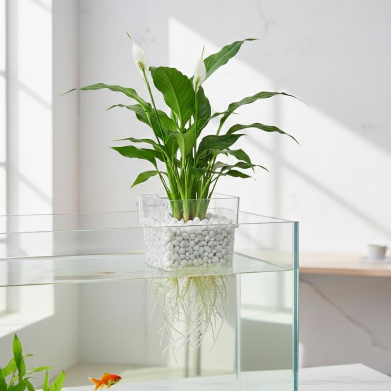 Aquarium Planted Tank Setup - ถ้วยปลูกพืชไฮโดรโปนิกส์ในตู้ปลา 2 5 10 ชิ้น สำหรับการเพาะเลี้ยงพืชน้ำ