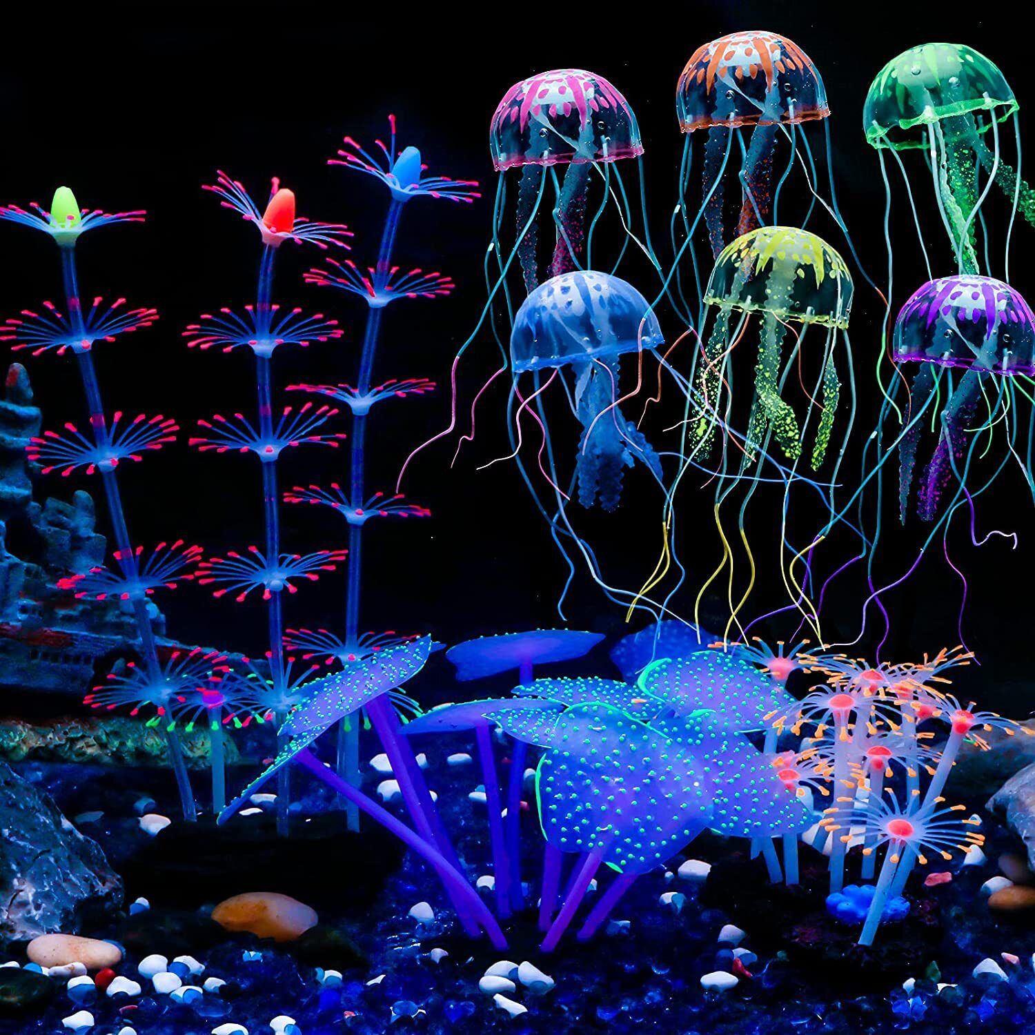 ซิลิโคนเรืองแสงตกแต่งตู้ปลา ปล - Aquarium Planted Substrate บทวิจารณ์และราคา