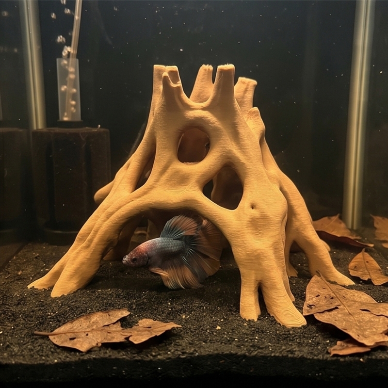 รากธรรมชาติถ้ำปลา Hideouts ต้น - Aquarium Planted Soil บทวิจารณ์และราคา