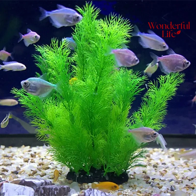ต้นไม้น้ำพลาสติกขนาด 19/30 ซม. - Aquarium Planted Substrate บทวิจารณ์และราคา