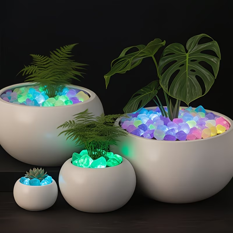 ชุดหินเรืองแสง 300 ชิ้น, ขนาด  - Aquarium Planted Aquarium บทวิจารณ์และราคา