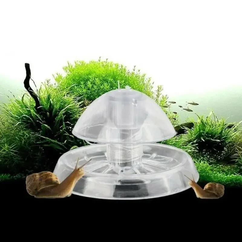 กับดักหอยทากพลาสติกใสขนาด 6/8  - Aquarium Planted Aquarium บทวิจารณ์และราคา