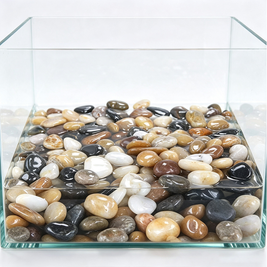 หินกรวดแม่น้ำเนื้อเรียบ 300-70 - Aquarium Planted Aquarium บทวิจารณ์และราคา