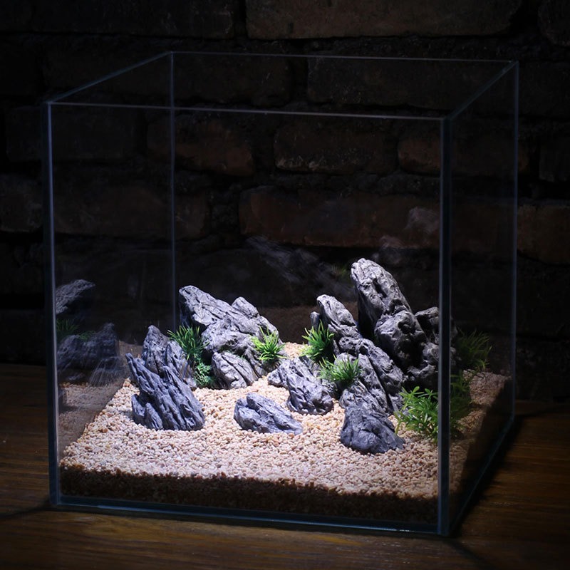 ของตกแต่งตู้ปลา หินจำลอง ภูเขา - Aquarium Planted Tank Setup บทวิจารณ์และราคา