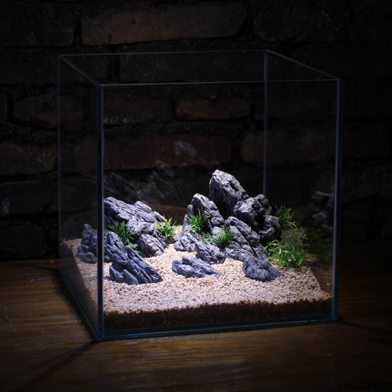 ของตกแต่งตู้ปลา หินจำลอง ภูเขา - Aquarium Planted Tank Setup บทวิจารณ์และราคา