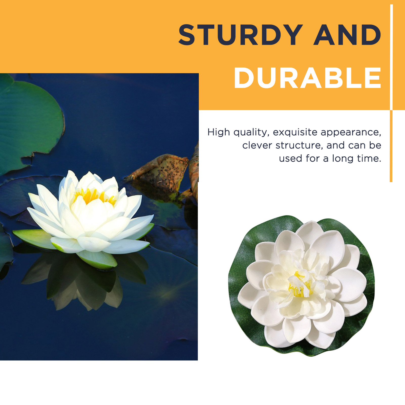 ดอกบัวประดิษฐ์ขนาด 10 ซม. ชุด  - Planted Aquarium Materials บทวิจารณ์และราคา