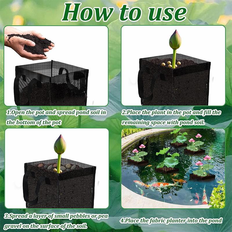 ตะกร้าปลูกต้นไม้ในบ่อตาข่ายสีด - Aquarium Planted Aquarium บทวิจารณ์และราคา