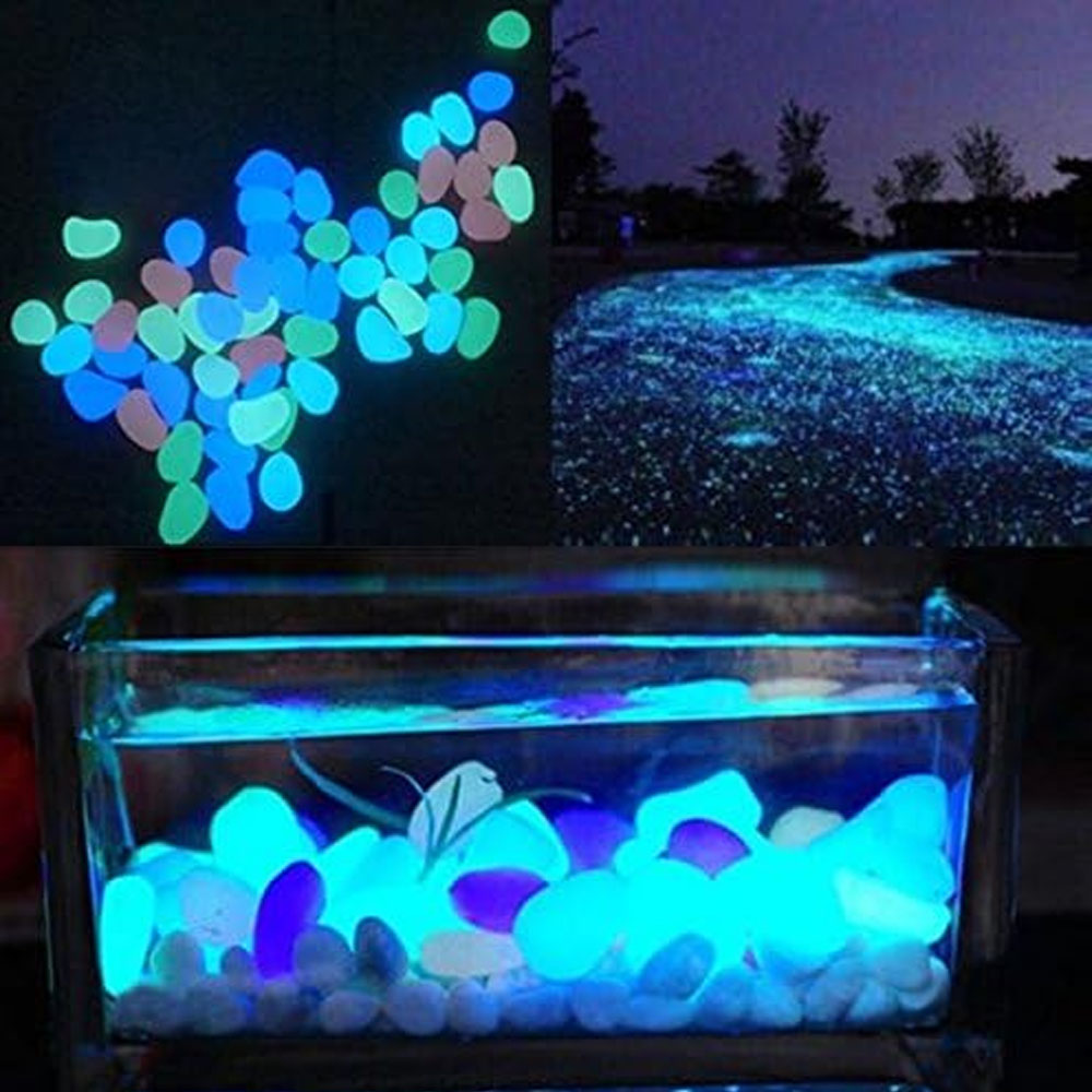 ถังปลา Rocks Glow Blue Pebbles - Aquarium Planted Aquarium บทวิจารณ์และราคา