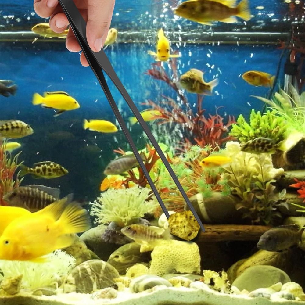 แหนบยาวสำหรับตู้ปลาทำจากสแตนเล - Planted Clip Tweezers บทวิจารณ์และราคา