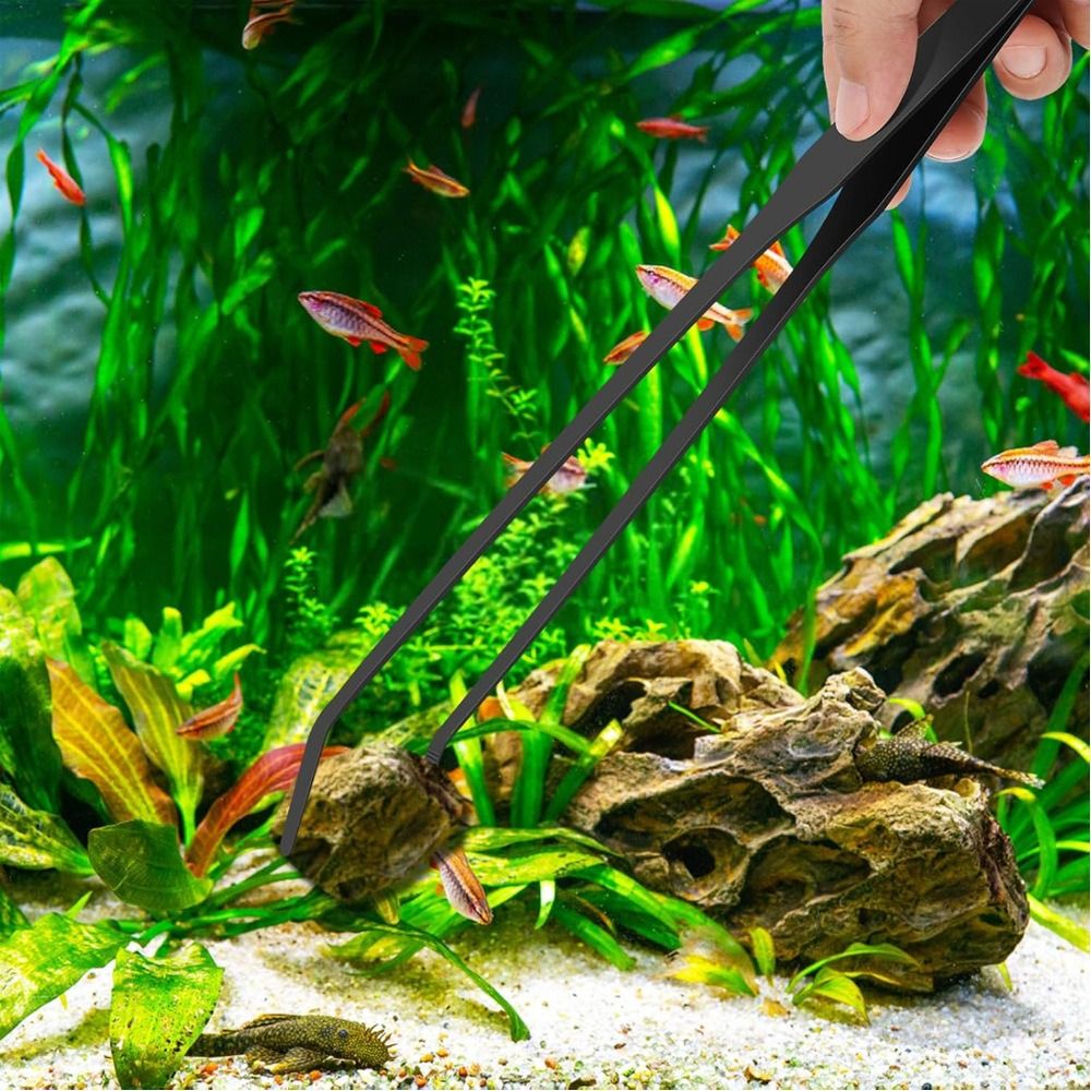 แหนบยาวสำหรับตู้ปลาทำจากสแตนเล - Planted Clip Tweezers บทวิจารณ์และราคา