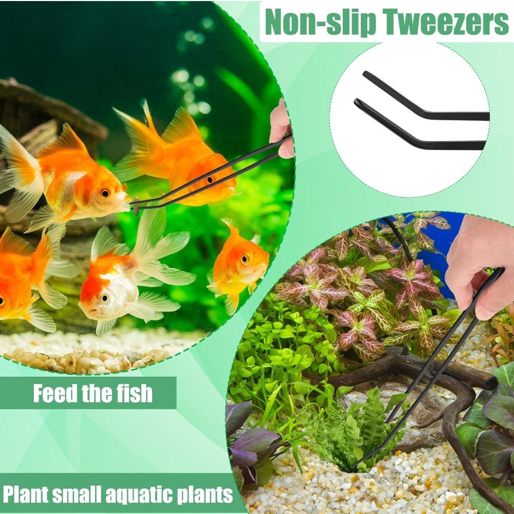 แหนบยาวสำหรับตู้ปลาทำจากสแตนเล - Planted Clip Tweezers บทวิจารณ์และราคา