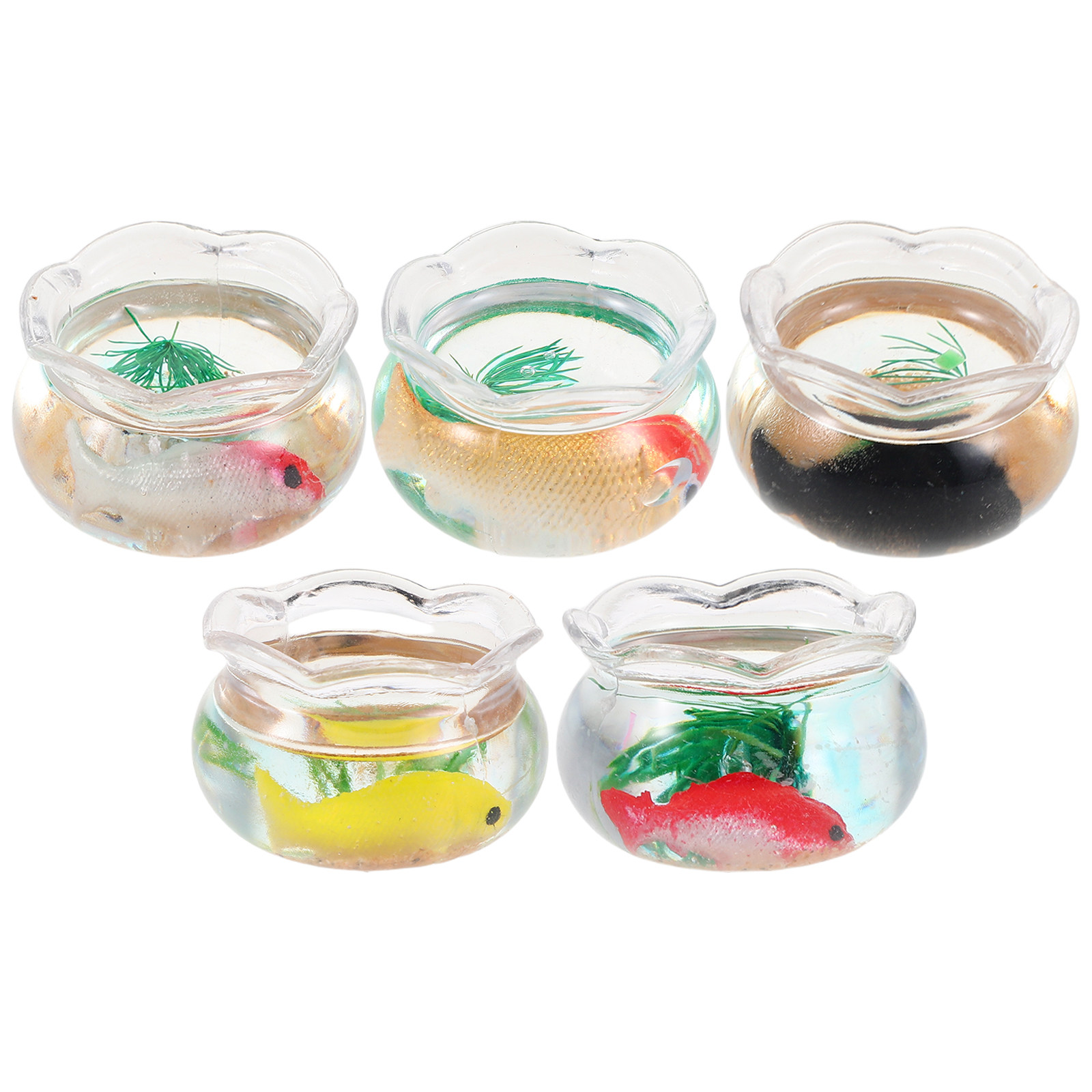 ตู้ปลาขนาดเล็ก 5 ชิ้น ทรงกลม ส - Aquarium Planted Aquarium บทวิจารณ์และราคา